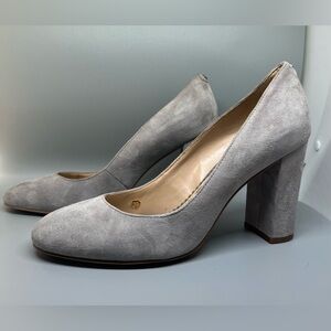 Sam Edelman Gray Suede Heels